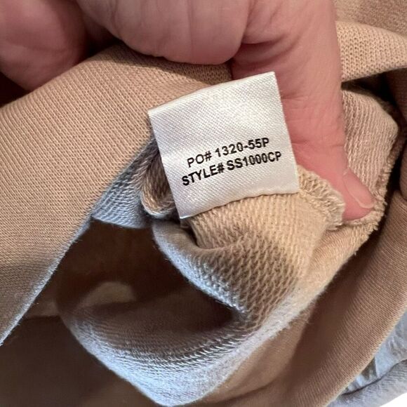 Independent Trading Company Y' All Think I'm Mean Wait Till Sweatshirt Tan Sz XL - Picture 6 of 7